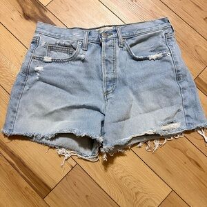 Distressed Denim Women's Shorts